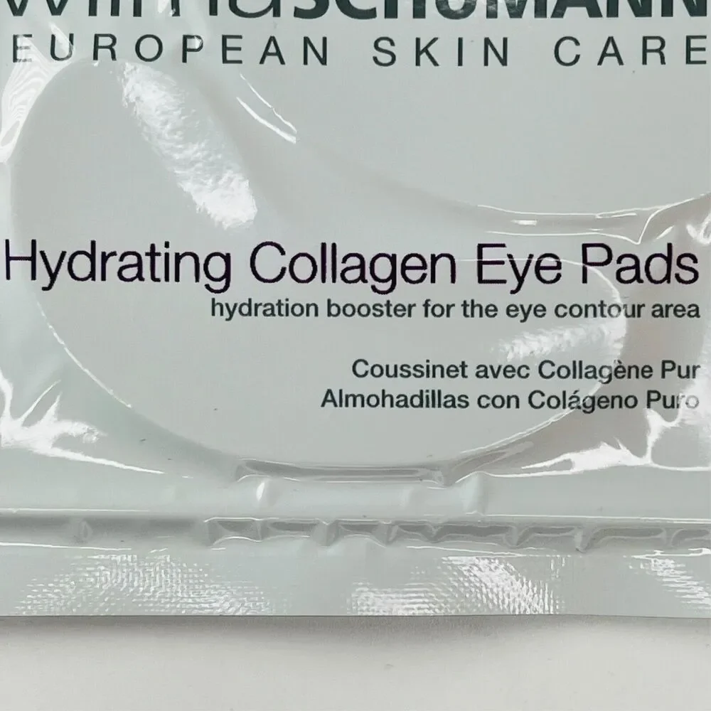 Wilma Schumann European Hydrating Collagen Eye Pads Mask Puffiness 2 ct. New